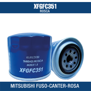 Filtro de Línea Pesada (COMBUSTIBLE) XFGFC351 (Rosca)